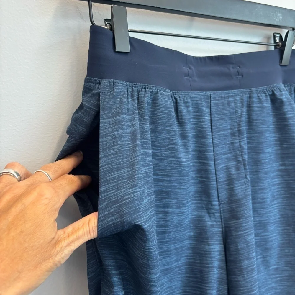 Lululemon‎ T.H.E. Shorts Mens Small Gym Active Linerless Blue Heather Athleisure